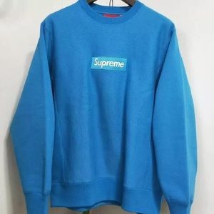 Supreme Box Logo Crewneck (FW18) Royal Blue Large